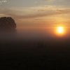 Sunrising on the fields of Lechfeld